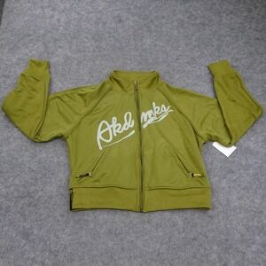 Vintage Akademiks Jacket Womens XXL Full Zip Y2K Green Long Sleeve NOS 2000s